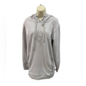 BEASY Loose Fit‎ Hoodie Fleece Lined Gray Size Medium